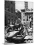 Parking Lot for Vespa Scotters-Dmitri Kessel-Mounted Photographic Print