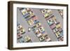 Parking Lot from Above-Found Image Press-Framed Giclee Print