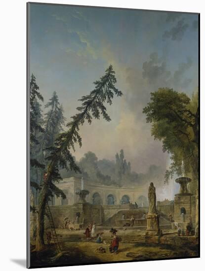 Parklandschaft, 1773-Hubert Robert-Mounted Giclee Print