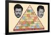 Parks and Recreation - Ron Swanson Pyramid-Trends International-Framed Poster