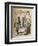 'Parley between Piers Gaveston and the Earl of Pembroke.', c1860, (c1860)-John Leech-Framed Giclee Print