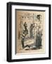 'Parley between Piers Gaveston and the Earl of Pembroke.', c1860, (c1860)-John Leech-Framed Giclee Print