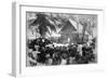 Parliament at Hongo, Florida, Solomon Island, 1892-null-Framed Giclee Print