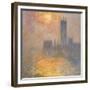 Parliament at Sunset, 1904-Claude Monet-Framed Giclee Print