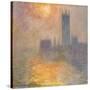 Parliament at Sunset, 1904-Claude Monet-Stretched Canvas