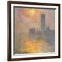 Parliament at Sunset, 1904-Claude Monet-Framed Giclee Print