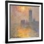 Parliament at Sunset, 1904-Claude Monet-Framed Giclee Print