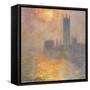 Parliament at Sunset, 1904-Claude Monet-Framed Stretched Canvas