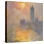 Parliament at Sunset, 1904-Claude Monet-Stretched Canvas