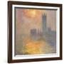 Parliament at Sunset, 1904-Claude Monet-Framed Giclee Print