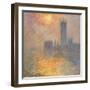 Parliament at Sunset, 1904-Claude Monet-Framed Giclee Print