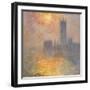 Parliament at Sunset, 1904-Claude Monet-Framed Giclee Print