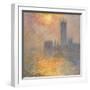 Parliament at Sunset, 1904-Claude Monet-Framed Giclee Print