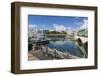 Parliament Building and Constitution River, Bridgetwon, St. Michael, Barbados, West Indies, Caribbe-Frank Fell-Framed Photographic Print