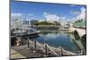 Parliament Building and Constitution River, Bridgetwon, St. Michael, Barbados, West Indies, Caribbe-Frank Fell-Mounted Photographic Print