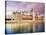 Parliament Building and Danube River, Budapest, Hungary-Miva Stock-Stretched Canvas