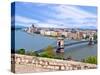 Parliament Building and Danube River, Budapest, Hungary-Miva Stock-Stretched Canvas