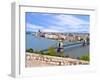 Parliament Building and Danube River, Budapest, Hungary-Miva Stock-Framed Premium Photographic Print