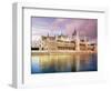 Parliament Building and Danube River, Budapest, Hungary-Miva Stock-Framed Photographic Print