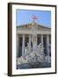 Parliament Building and Statues, Vienna, Austria-Peter Adams-Framed Photographic Print