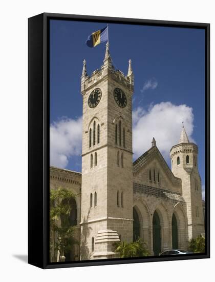 Parliament Building, Bridgetown, Barbados, West Indies, Caribbean, Central America-Rolf Richardson-Framed Stretched Canvas
