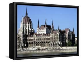 Parliament Building, Budapest, Hungary-Peter Thompson-Framed Stretched Canvas