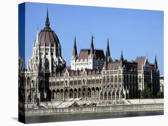 Parliament Building, Budapest, Hungary-Peter Thompson-Stretched Canvas