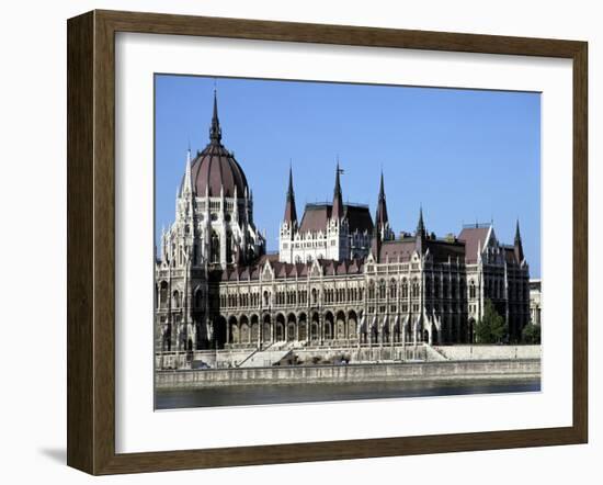 Parliament Building, Budapest, Hungary-Peter Thompson-Framed Photographic Print