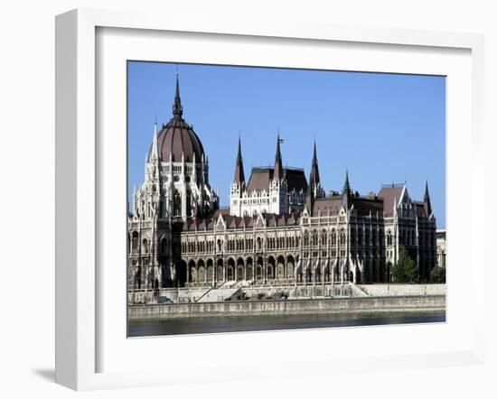 Parliament Building, Budapest, Hungary-Peter Thompson-Framed Photographic Print