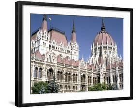 Parliament Building, Budapest, Hungary-Peter Thompson-Framed Photographic Print