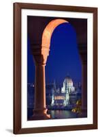 Parliament Building in Budapest-Jon Hicks-Framed Photographic Print