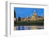 Parliament Building in Victoria, British Columbia, Canada-Chuck Haney-Framed Photographic Print