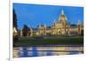 Parliament Building in Victoria, British Columbia, Canada-Chuck Haney-Framed Photographic Print