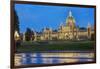 Parliament Building in Victoria, British Columbia, Canada-Chuck Haney-Framed Photographic Print