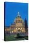 Parliament Building in Victoria, British Columbia, Canada-Chuck Haney-Stretched Canvas