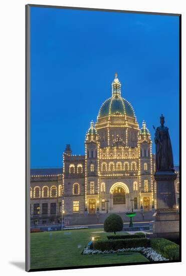 Parliament Building in Victoria, British Columbia, Canada-Chuck Haney-Mounted Photographic Print