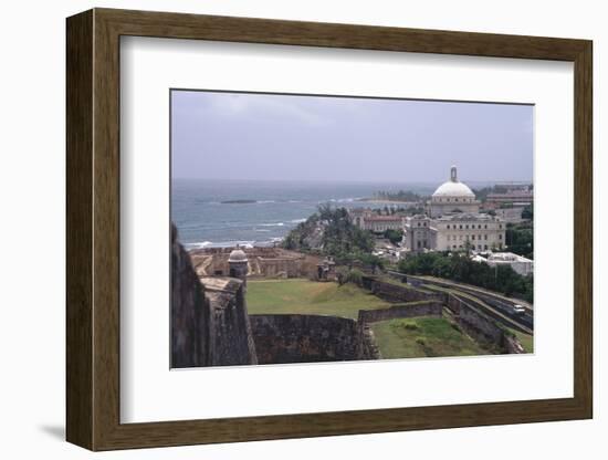 Parliament Building of Puerto Rico in San Juan-George Oze-Framed Photographic Print
