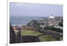 Parliament Building of Puerto Rico in San Juan-George Oze-Framed Photographic Print