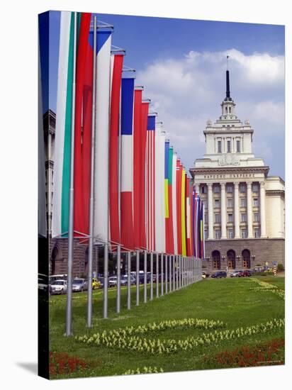 Parliament Building, Sofia, Bulgaria-Russell Young-Stretched Canvas