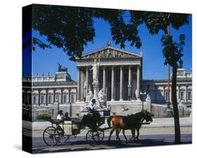 Parliament Building Vienna-null-Stretched Canvas
