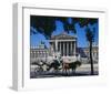 Parliament Building Vienna-null-Framed Art Print