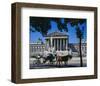 Parliament Building Vienna-null-Framed Art Print