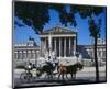 Parliament Building Vienna-null-Mounted Art Print
