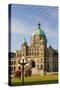 Parliament Buildings, Inner Harbor, Victoria, British Columbia, Canada.-Stuart Westmorland-Stretched Canvas
