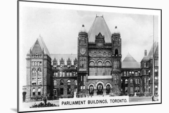 Parliament Buildings, Toronto, Ontario, Canada, C1920S-null-Mounted Giclee Print