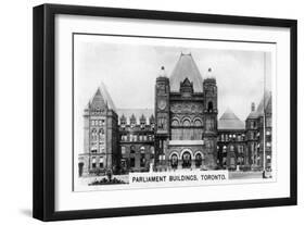 Parliament Buildings, Toronto, Ontario, Canada, C1920S-null-Framed Premium Giclee Print