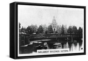 Parliament Buildings, Victoria, British Columbia, Canada, C1920S-null-Framed Stretched Canvas