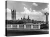 Parliament Buildings-Fred Musto-Stretched Canvas