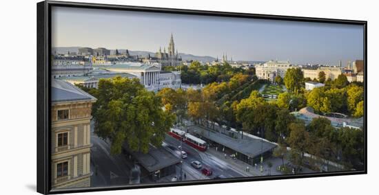 Parliament, City Hall, Burgtheater, Volksgarten, Ringstra§e, 1st District, Vienna, Austria-Rainer Mirau-Framed Photographic Print