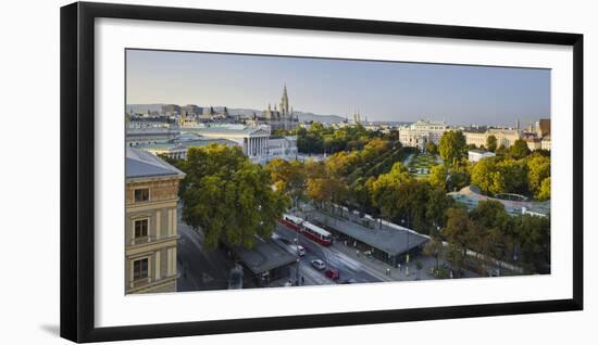 Parliament, City Hall, Burgtheater, Volksgarten, Ringstra§e, 1st District, Vienna, Austria-Rainer Mirau-Framed Photographic Print